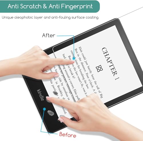 Image of VERTUS Premium Tempered Glass Screen Protector for Kindle Paperwhite 11th Gen 2021 || Kindle Colorsoft || Kobo Aura 2