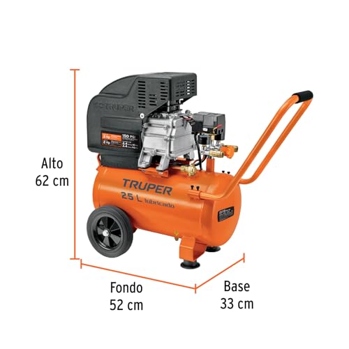 Compresor de aire Truper 25 litros 3 compresor de aire truper 25 litros marca TRUPER (3)