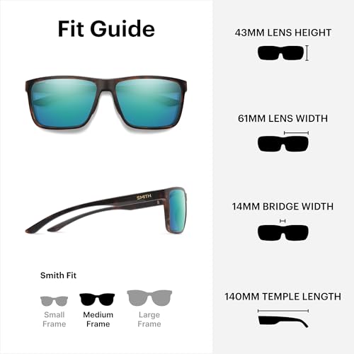 Image of SMITH Riptide Sunglasses with ChromaPop Polarized Lenses - Performance Eyewear for Beach, Fishing, Hiking