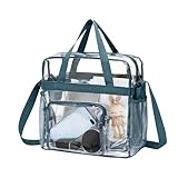 Borsa PVC Trasparente design: Borsa PVC Trasparente può contenere facilmente libri, quaderni, portafogli e chiavi. Grazie al design trasparente puoi trovare rapidamente ciò di cui hai bisogno. Non è necessario perdere molto tempo nei controlli di sicurezza.