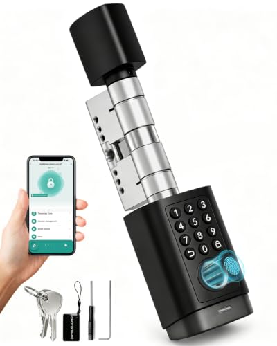 Türschloss Fingerabdruck S7 Smart Lock mit App Schlüssel Schlüsselkarte