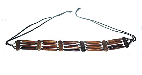 Roger Enterprises Hand Crafted Buffalo Bone Choker Necklace Native American Way Roger Enterprises Hand Crafted Buffalo Bone Choker Necklace Native American Way