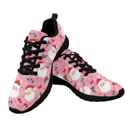 BIGCARJOB Women Fashion Sneakers Lace-up Lightweight Sport Shoes Ladies Casual Running Hiking Shoes