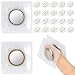 EEEKit Hidden Sew Magnetic Snap, 20 Pairs Invisible Hidden Sew in PVC Hidden Purse Closure Fastener Magnetic Snap Magnet Fastener for Handbag Clothing