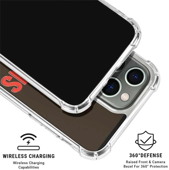 Skinit Clear Phone Case Compatible with iPhone 16 Pro Max - Officially Licensed NFL Cleveland Browns Helmet Design
