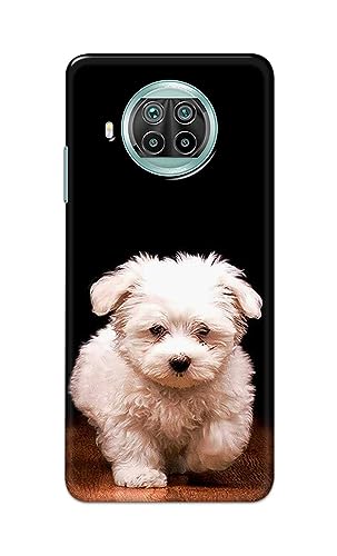 Image of PRINTFIDAA� Printed Hard Back Cover Case for Xiaomi Mi 10i 5G Back Cover (Puppy Dog) -2808