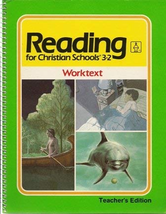 Reading for Christian Schools 3-1, Worktext, Te... 0890842256 Book Cover