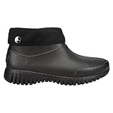 Skechers Womens Foamies Go Walk Smart Whirl Wind Pull On Boots Ankle Low Heel 1-2" - Black - Size 6 M