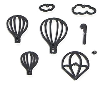 Plastic Parachute Fondant Mould Silhouette Mold Cookie Cutter Cake Decoration Tool