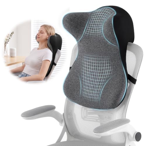 BALAPET Office Chair Headrest Attachment, Memory Foam Neck Support Pillow