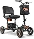 SuperHandy Explorer Mobilitätsroller – 4-Rad, 500W bürstenloser Motor, 48V Batterie, 159 kg Tragfähigkeit,Höchstgeschwindigkeit 8 km/h, leichtes Aluminiumgerüst, Patent angemeldet