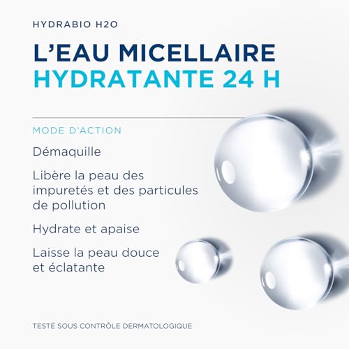 Hydrabio H2O solución micelar específica piel deshidratada 250 ml - vue 6