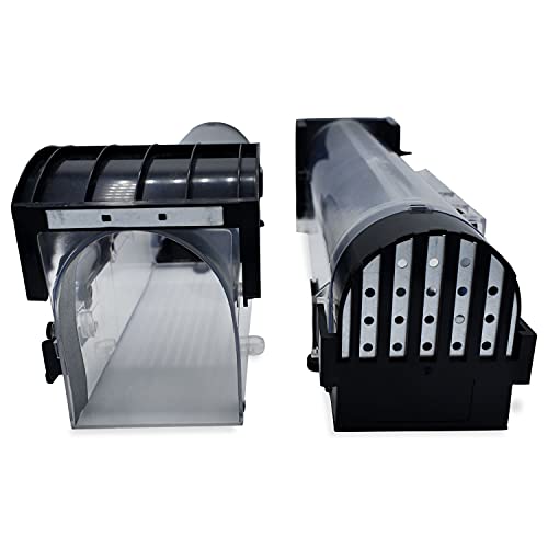 2 Pack Humane Mouse Trap, No Kill Trap, Pet & Child Safe Rodent Trap, Durable & Reuseable Mouse Trap, 2024 Design Larger & Better Performance (Pack of 2)