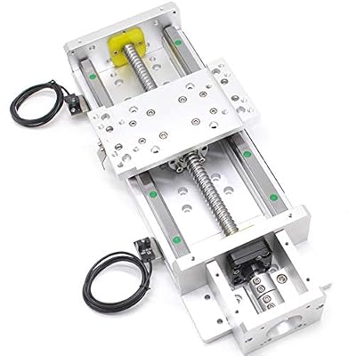 CNC Linear Rail Guide 100mm Ballscrew 1605 Slide Stage Load 250kg C7 with Nema23 Motor Bracket for DIY CNC Kit