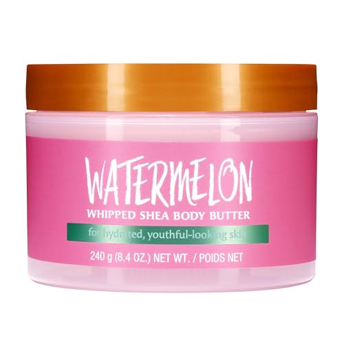 Image of Tree Hut Watermelon Whipped Shea Body Butter, 8.4oz, Lightweight, Long-lasting, Hydrating Moisturizer with Natural Shea Butter for Nourishing Essential Body Care
