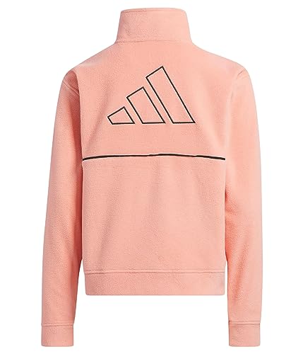adidas Girl's Quarter Zip Fleece Golf Jacket2
