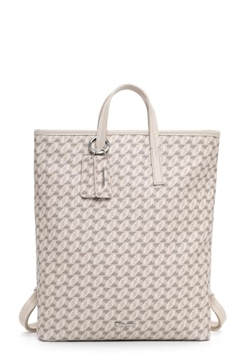 Sac à dos ordinateur Tamaris Francesca beige pour femme idéal comme grand sac de loisirs