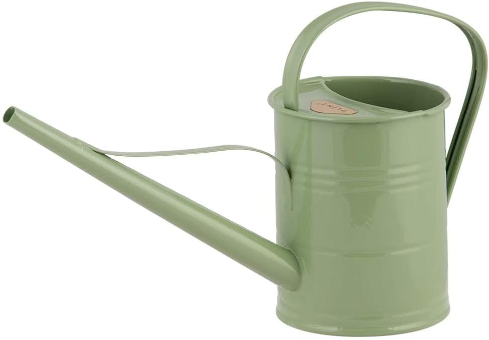Galvanized Metal Watering Can 1.5 Liter Summer Green
