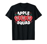 Apple Squad Shirt for Apple Lover | Cartoon Fruit Apple T-Shirt