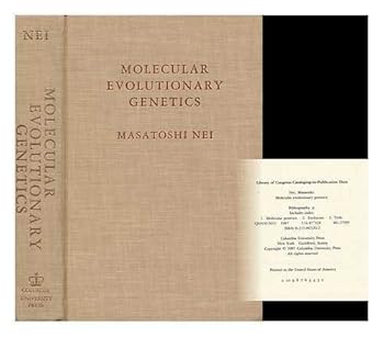 Hardcover Molecular Evolutionary Genetics Book