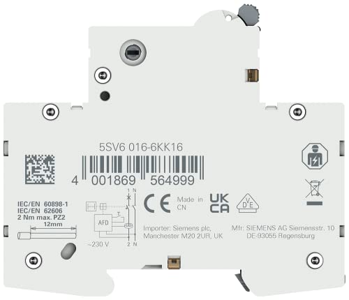 Brandschutzschalter Siemens 5SV60166KK17 – LS-Kombi 6kA B16