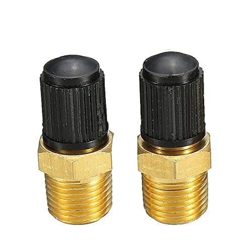 Válvulas de llenado de tanque de compresor de aire 1/8 NPT latón M8 M10 2