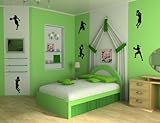 Girls Basketball Player Wall Decal Stickers Decor Graphics