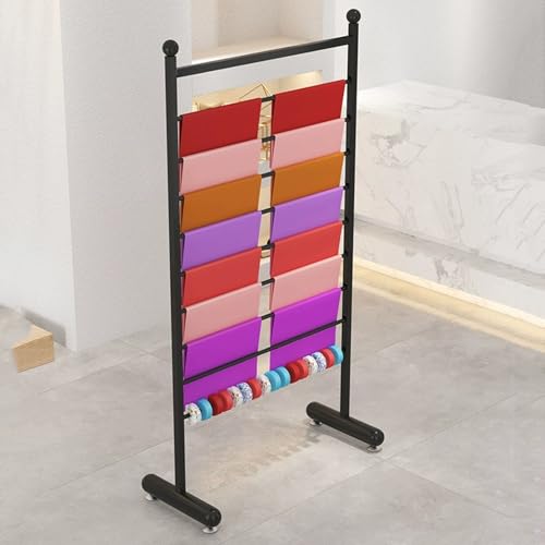 Tringle à cintres à roulettes pour créer une penderie modulable dans la chambre