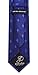 Scott Allan Fleur De Lis Tie | Navy Tie for Men | Dark Blue Neckties