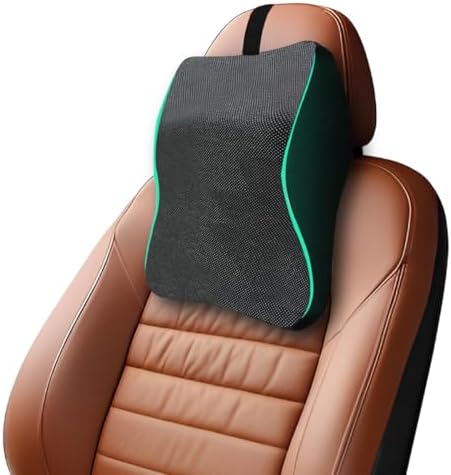 Trajectory Car Seat Headrest with ADVANCEDX Memory Foam & GRIDMATRIX Fabric – Ergonomic Neck Pillow for Ultimate Support, Neck Pain Relief, Breathable & Washable Cover – Ideal for Men & Women