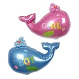 ibasenice 6 Uds Globos Oceánicos Decoración De Bautizo Para Niño Globo De Delfines Globos Para Baby Shower Decoraciones De Fiesta De Cumpleaños Para Niños Globos De Cumpleaños Para Niños