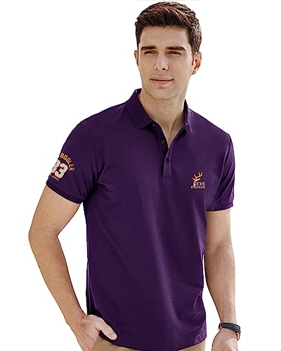Image of Men's Regular Fit Solid Polo T Shirt |Half Sleeves Collar Tshirts for Men| Casual Tshirt