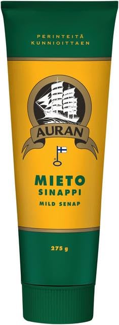Auran Mild Mustard 6 Packs of 275g SÖPÖSÖPÖ pack (SOPOSOPO)