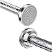 Teleskopstange Vorhangstange Duschvorhangstange ohne Bohren 125-220 CM(49"-87")Edelstahl Shower Curtain Rod,Kongming Klemmstange,Rostet Nicht,Rutschfest,Bricht Nicht für Bad Fensterbrett Küche Schrank