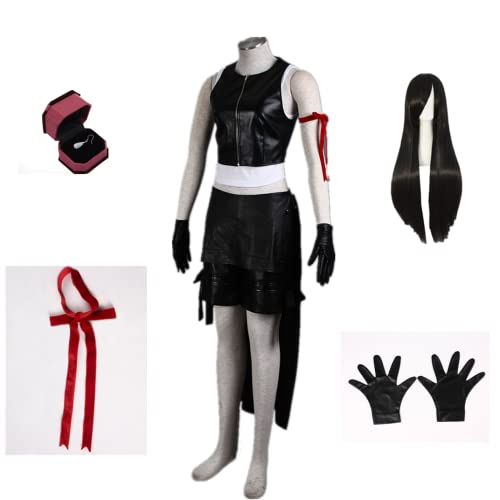 Costume Tifa Lockhart femme noir taille S cosplay