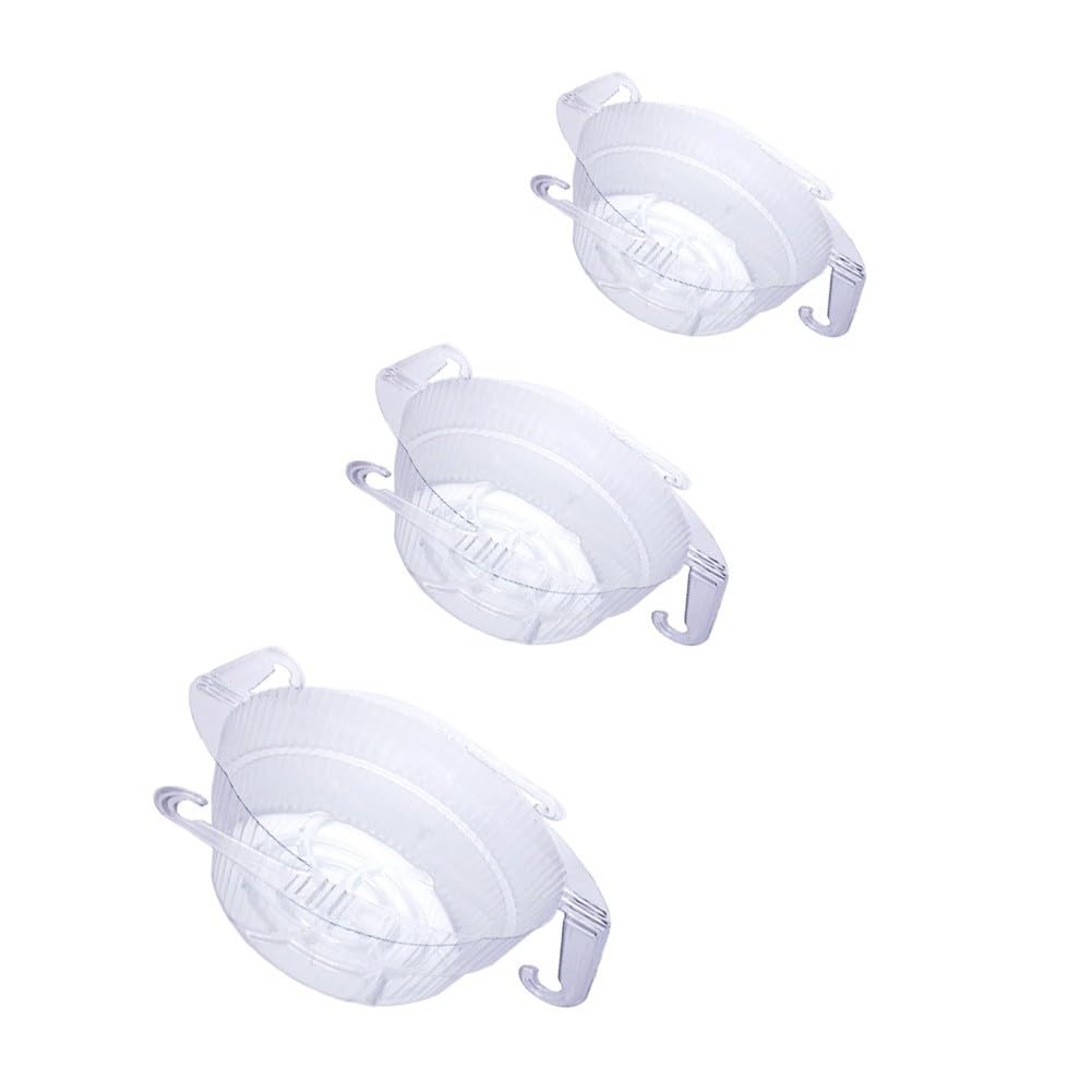 FACAIIO Transparente Untersetzer für runde Blumentöpfe, 12-teiliges Set, 20,3 cm, 25,4 cm, 30,5 cm, 30,5 cm, transparente Kunststoff-Tropfschalen, Haus, Garten, Boden zum Schutz