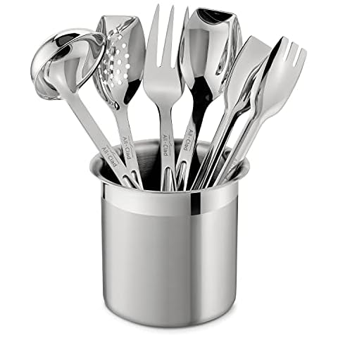 All-Clad 5 Piece Tool Set with Caddy Cover