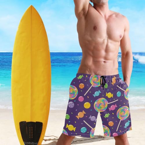 Dussdil Men's Swim Trunks Mens Board Shorts Quick Dry Swimwear Pants with Mesh Lining4