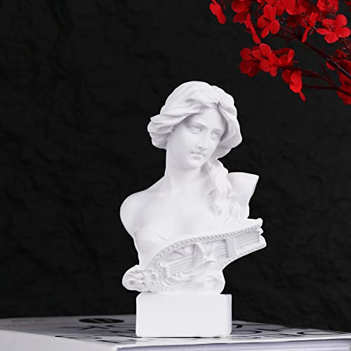 Lccck 6 Inch H Greek Mythology Bust Statue Decor,Artemis Statues Roman Goddess Figurines,Used For Sketch Practice Aesthetics Statues And Sculptures And Indoor Filling Space For Living Room thumb #5