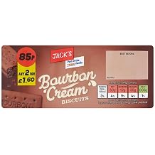 Jack's Bourbon Cream Biscuits 150g | Case of 12