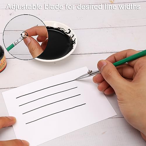LOONENG Ruling Pen for Masking Fluid, Cross Hinged Ruling Pen for Fine Line Drawing, Technical Drawing, Suitable for Use with Masking Fluid, Ink and Gouache
