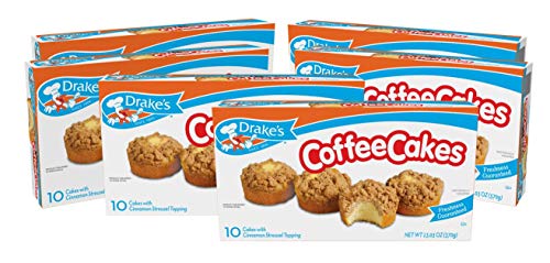 Drake’s Cinnamon Streusel Coffee Cakes