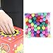 Multipurpose Raffle Balls 40mm Blank Design PP Material for Lottery Games Cat Toys Party Supplies- 150 Pieces Mixed
