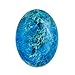 rockcloud 22x30mm Oval Cabochon Flatback Semi-precious Stones Sea Sediment Jasper for Jewelry Making Pack of 5