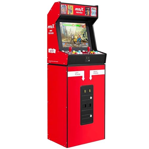 UNICO MVSX Arcade Bartop avec Base Combo, 50 Jeux Rétro Licenciés SNK Officiels Préinstallés, Jouable à Deux Joueurs en Même Temps