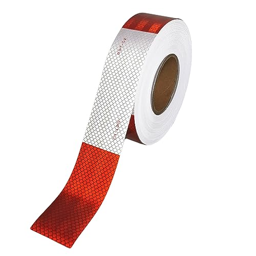 DOT-C2 Reflective Tape Roll - 2 Inch X 150 Feet, Yellow/Orange, For Trucks, Trailers, Boats - View #11