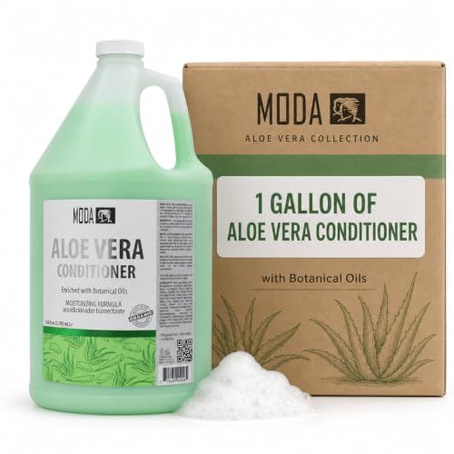 MODA Bulk Hair Conditioner & Pre-Color Primer – Silicone-Free Formula for Predictable Chemical Processing | Cruelty-Free, Made in USA | Professional Salon Use | 128 oz / 1 Gallon