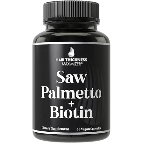 Hair Thickness Maximizer Saw Palmetto + Biotin Capsules Cover
