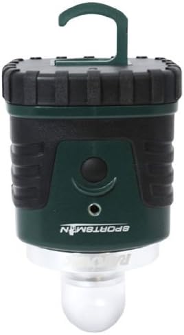 Rayovac Sportsman 3D LED Camping Lantern hanging upside down using its integrated hook.