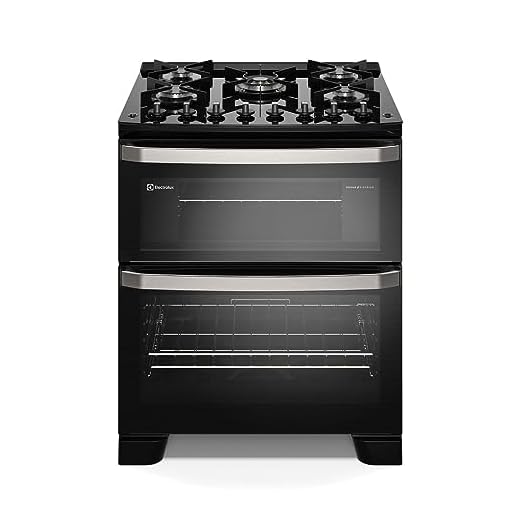 Fogão Electrolux 5 Bocas Experience com PerfectCook360 Preto FE5DP
